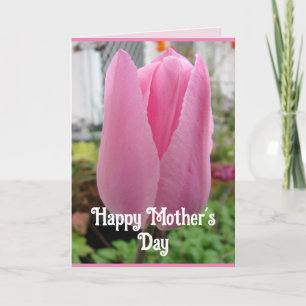 Fleurs roses Tulipes florales Tulipes Carte de jou