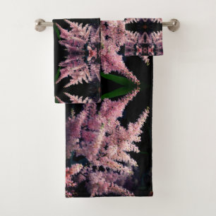 Fleurs roses vives Gros plan Motif Abstrait