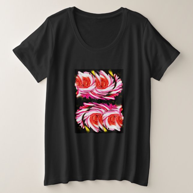 Fleurs rouges festives (Design devant)