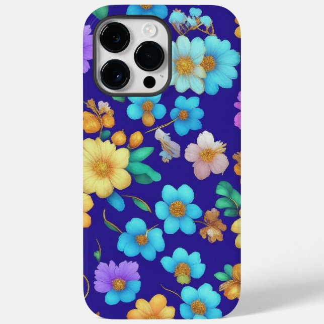Fleurs sans couture Motif iPhone / coque ipad (Verso)