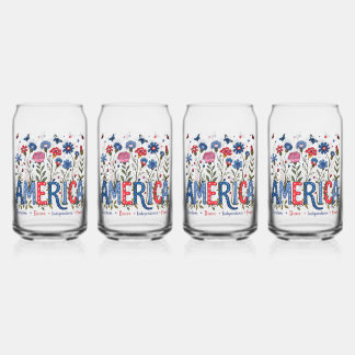 Fleurs sauvages américaines USA Fête patriotique d