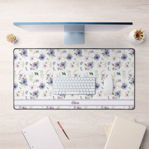 Fleurs sauvages aux couleurs pastel et verdure