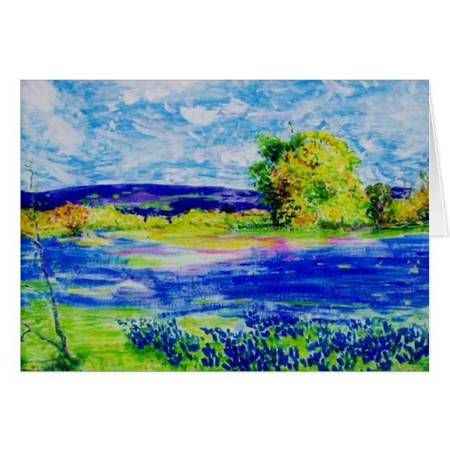 fleurs sauvages bluebonnet (Devant horizontal)