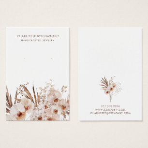 Fleurs sauvages Boho Elevant Bijoux Cartes d'affic