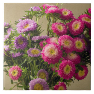 Fleurs sauvages dans un carreau d'affichage Vase