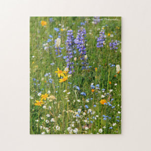 Fleurs sauvages de Big Horn Mtn dans WY - Puzzle