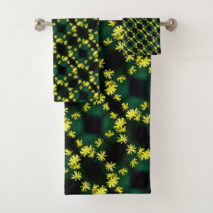 Fleurs sauvages de marguerite jaune délicat Motif