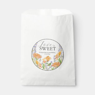 Fleurs sauvages des Sacs favoris de mariage