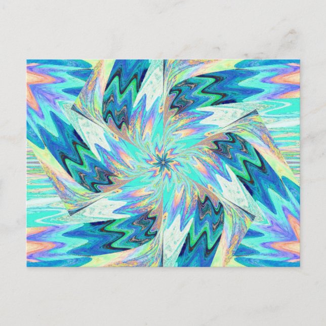 FLEURS SAUVAGES EN PASTELS 4 Carte postale (Devant)