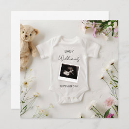 Fleurs sauvages Faire-part de grossesse