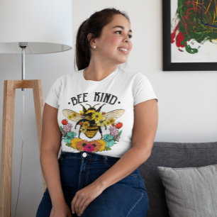 Fleurs sauvages graphiques pour femmes T-Shirt cas