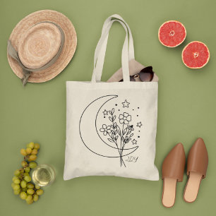 Fleurs sauvages minimales, Sac fourre-tout bohémia