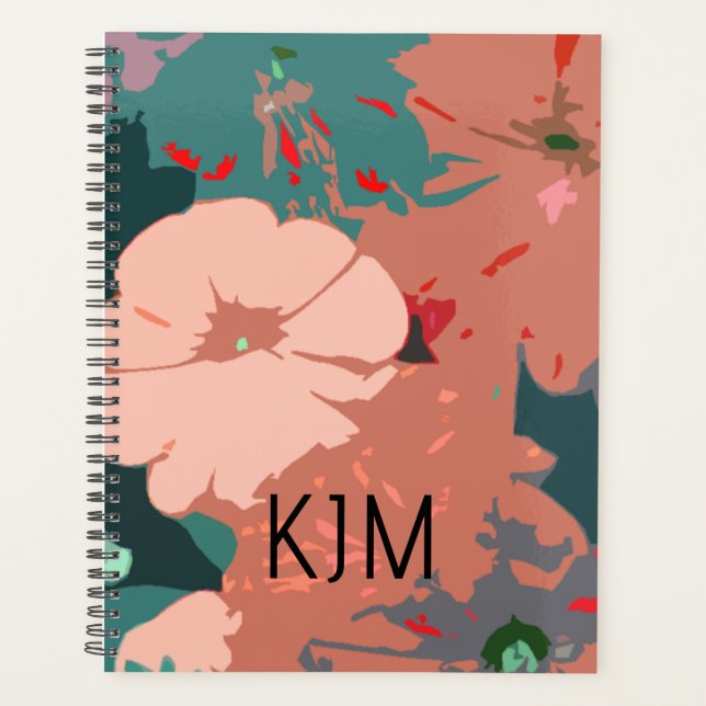 Fleurs sauvages Monogrammes Floral Cadeau personna (Devant)