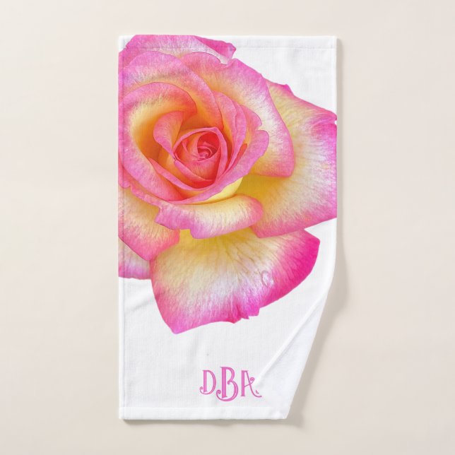 "Fleurs sauvages personnalisés" (Serviette à main)
