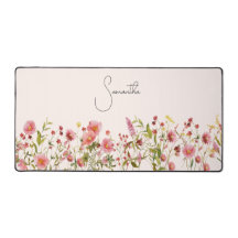 Fleurs sauvages roses personnalisés