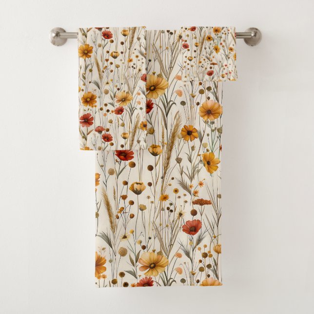 Fleurs sauvages rustiques - Boho Automne modèle fl (En situation)