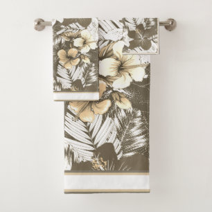 Fleurs Taupe, Ivoire, Mélanges Blancs