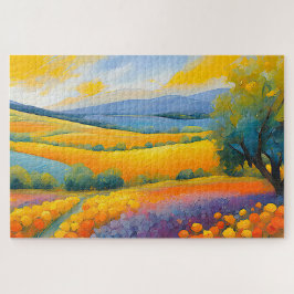 "Fleurs Tranquilles" weite Landschaft Provence