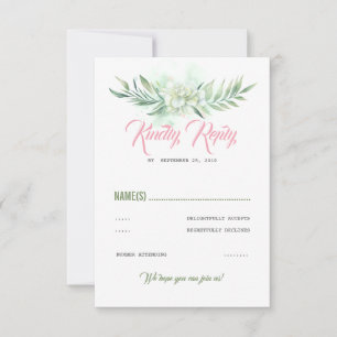 Fleurs tropicales Plage Party RSVP