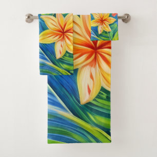 Fleurs tropicales trois