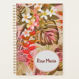 Fleurs tropicales vintages personnalisées
