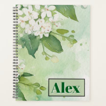 Fleurs verdoyantes aquarelles modernes & personnal