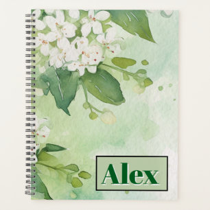Fleurs verdoyantes aquarelles modernes & personnal