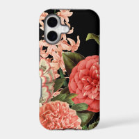 fleurs vintages botaniques roses modernes