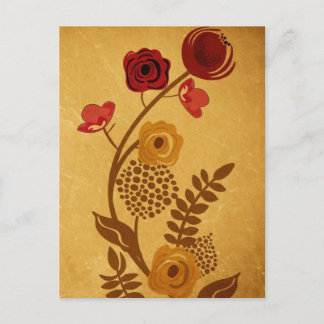 Fleurs vintages Carte postale