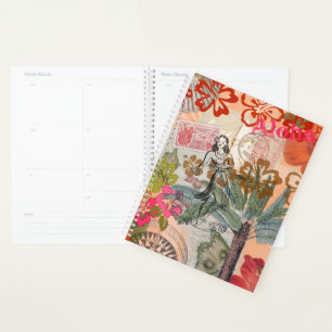 Fleurs vintages Hula Colorful Hawaiian Tropical