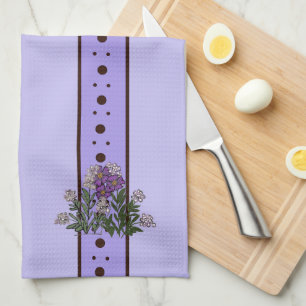 Fleurs Violet Pourpre Relax Tasse torchon de cuisi
