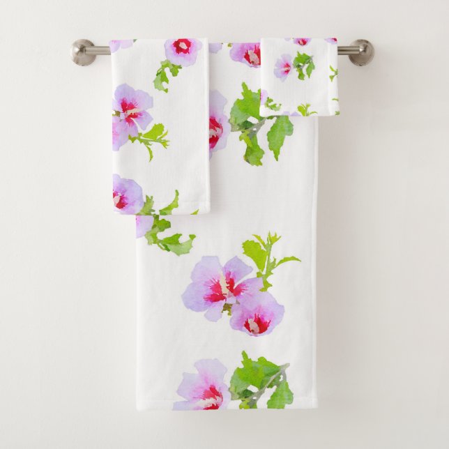 Fleurs violettes Et Rouges (En situation)