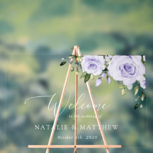 Fleurs violettes, Fleurs Lilac, Accueil Mariage