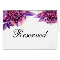 Fleurs violettes. Mariage floral Lilac signe réser