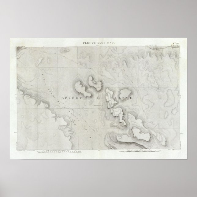 Fleuve Sans Eau, Ägypten Poster (Vorne)