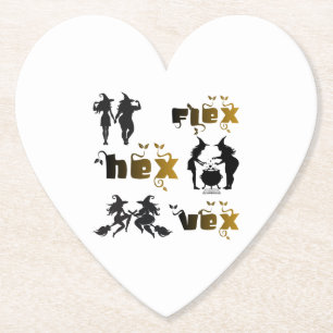 Flex. Hex. Vex. Body Positive & Diverse Hexen Untersetzer