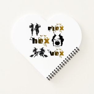 Flex. Hex. Vex. Körperpositive und diverse Hexen Notizbuch