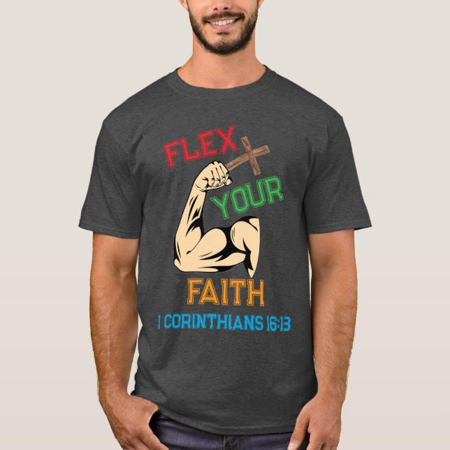 Flex your Faith T-Shirt (Vorderseite)