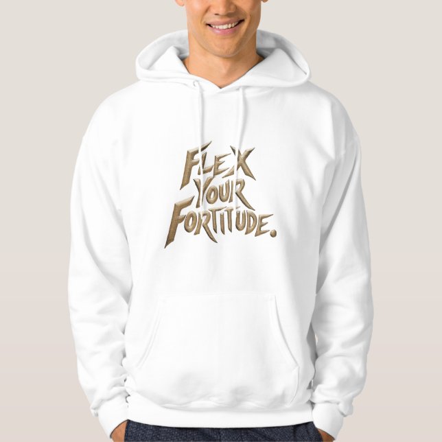 Flex Your Fortitude T-Shirts Hommes (Devant)