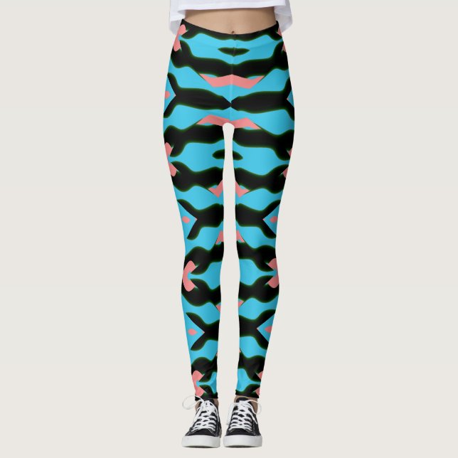 Flexi passt multicolor "Ratti_Creative_Arts" Leggi Leggings (Vorderseite)