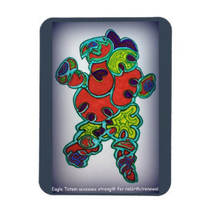 Flexible Aigle Totem Magnet