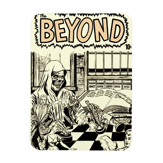 Flexible Années 1950 * The BEYOND* Horror Comics Magnet (Vertical)
