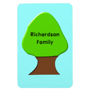 Flexible Arbre généalogie personnalisable Magnet Premium