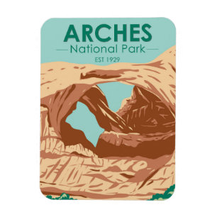 Flexible Arches Parc National Double Arche Magnet