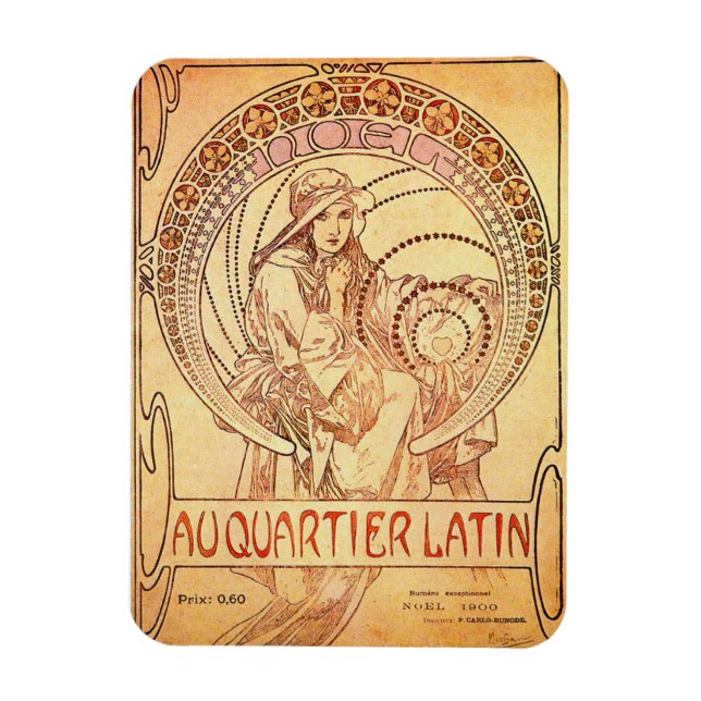 Flexible Au Quartier Latin Magnet (Vertical)