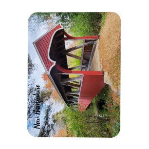 Flexible Automne Belmont pont couvert NH Magnet