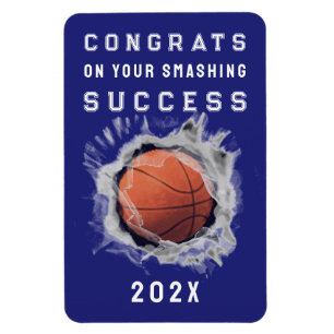 Flexible Basketball Senior 2026 Félicitations Magnet
