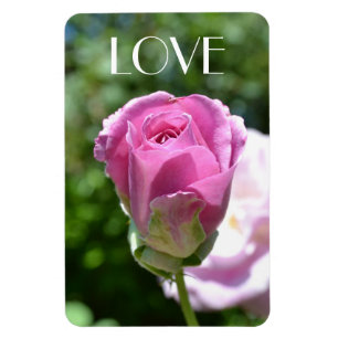 Flexible Beau Rose Bud Love Magnet