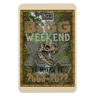 Flexible BiGG Weekend XX Magnet