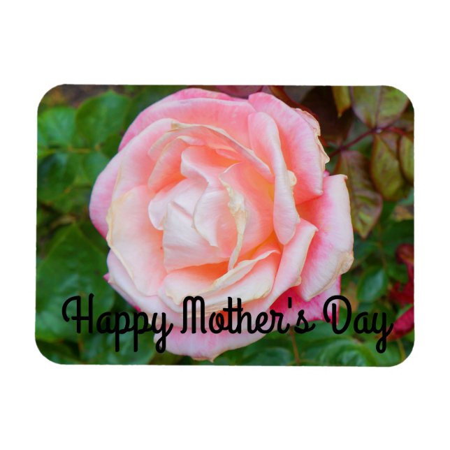 Flexible Bonne fête des mères Gemini Rose #1 Magnet (Horizontal)